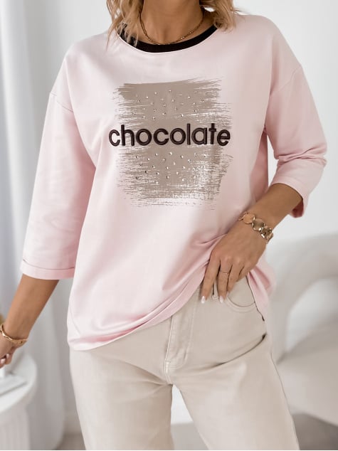 BLUZKA BECKER PUDROWY RÓŻ