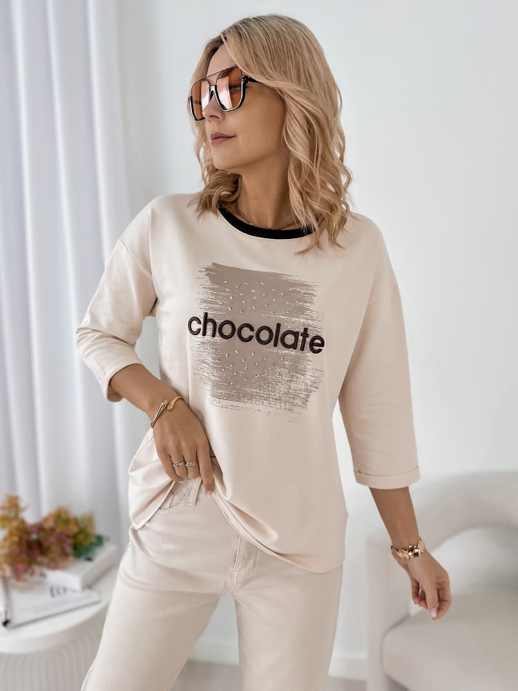 BLUZKA BECKER BEŻOWA