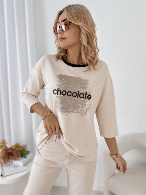 BLUZKA BECKER BEŻOWA