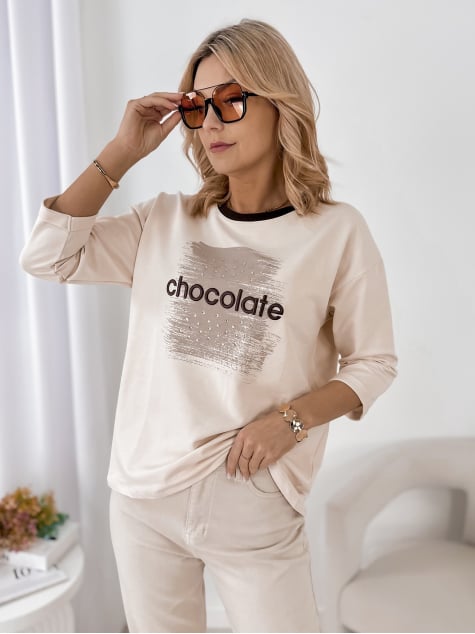 BLUZKA BECKER BEŻOWA