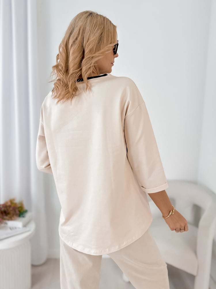 BLUZKA BECKER BEŻOWA