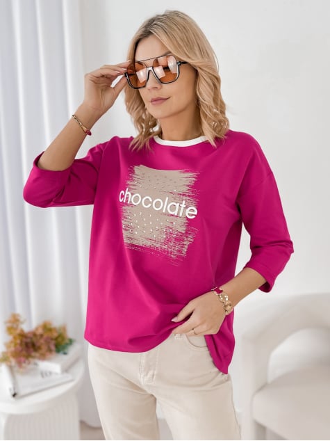 BLUZKA BECKER RÓŻOWA