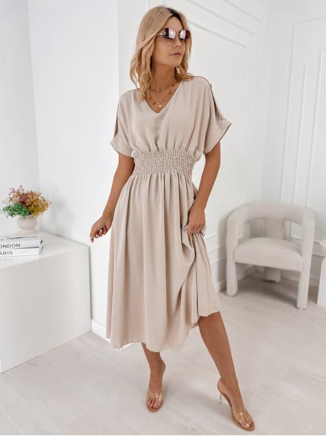 SUKIENKA ILUMINA BEŻOWA