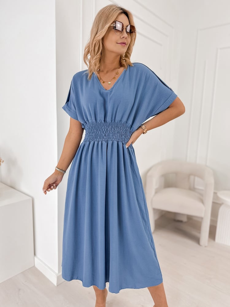 SUKIENKA ILUMINA NIEBIESKA