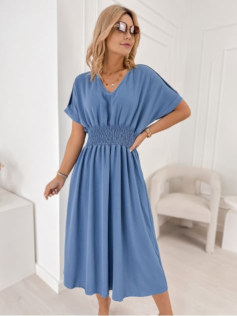 SUKIENKA ILUMINA NIEBIESKA