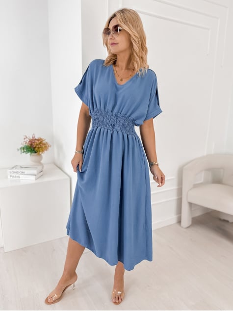 SUKIENKA ILUMINA NIEBIESKA