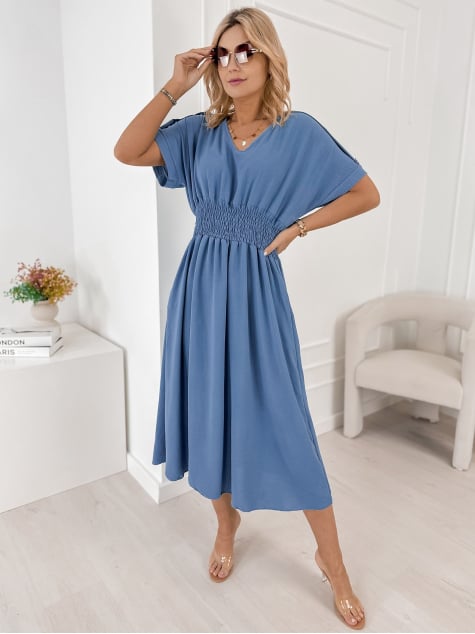 SUKIENKA ILUMINA NIEBIESKA
