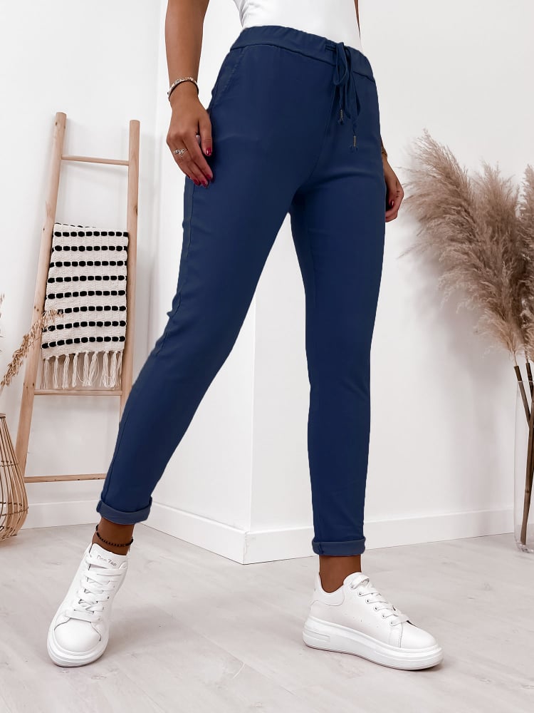 SPODNIE BOLT CIEMNONIEBIESKIE