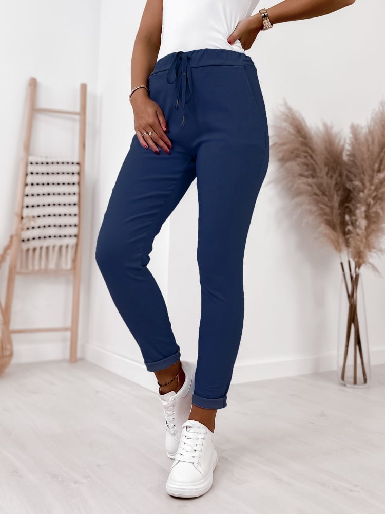 SPODNIE BOLT CIEMNONIEBIESKIE