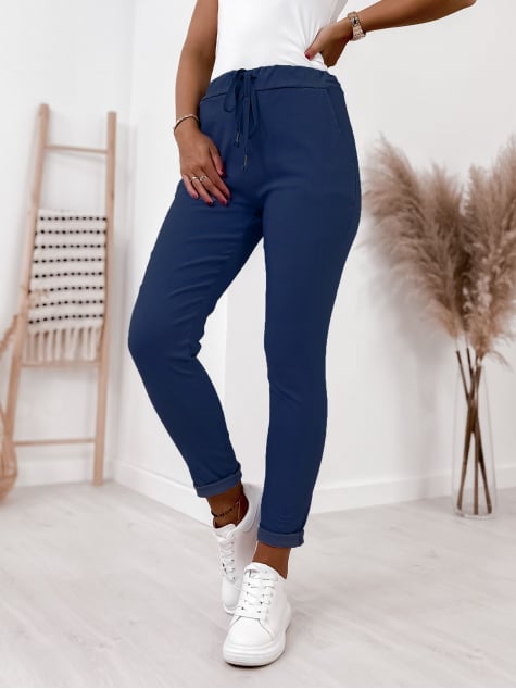 SPODNIE BOLT CIEMNONIEBIESKIE