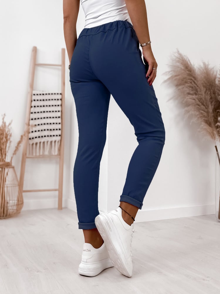 SPODNIE BOLT CIEMNONIEBIESKIE