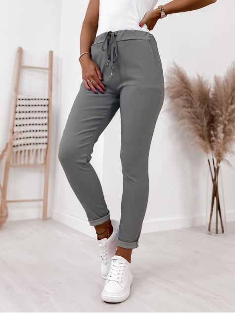 SPODNIE BOLT CIEMNOSZARE