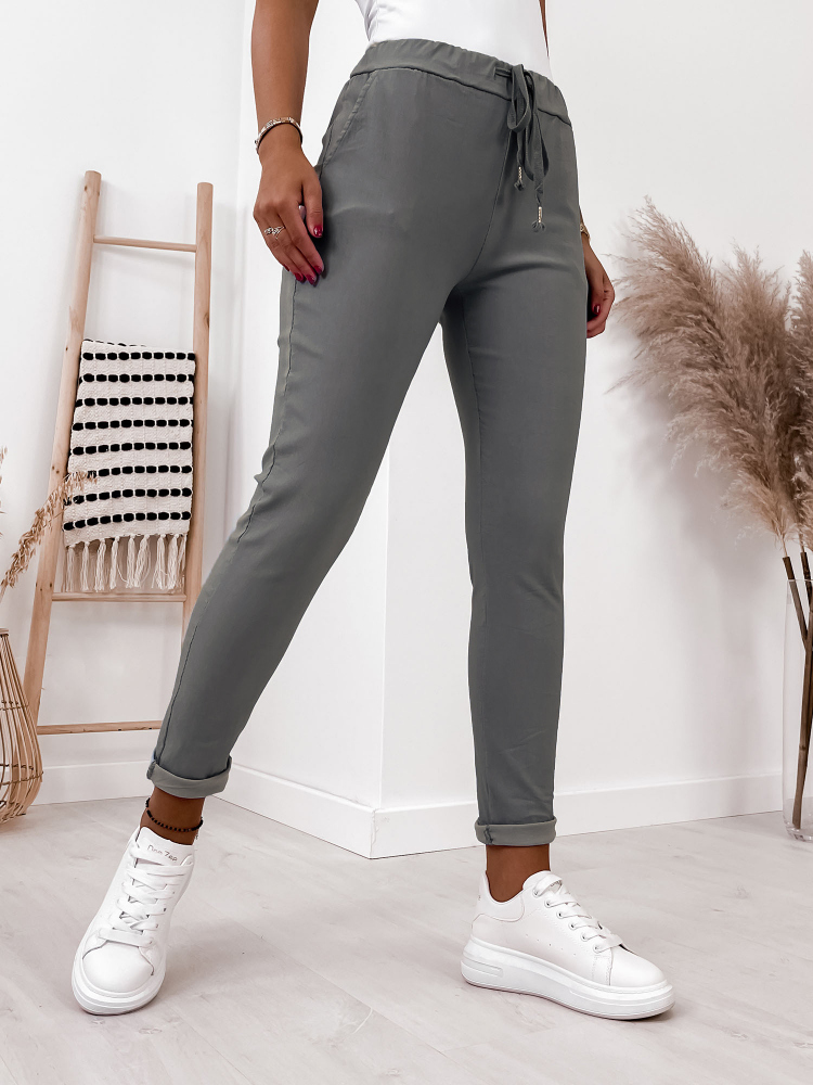 SPODNIE BOLT CIEMNOSZARE