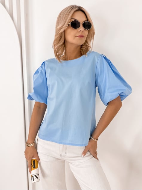 BLUZKA AURELIUS BŁĘKITNA