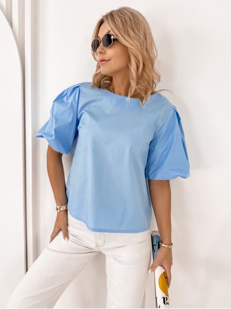 BLUZKA AURELIUS BŁĘKITNA