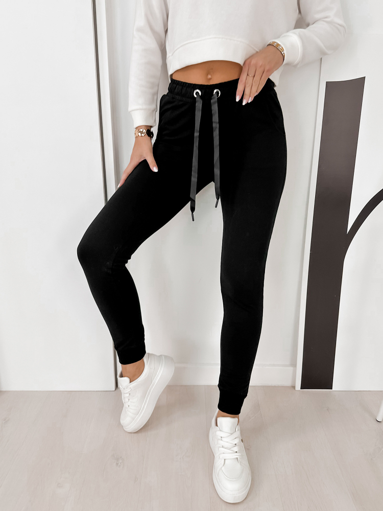 SPODNIE NERION CZARNE