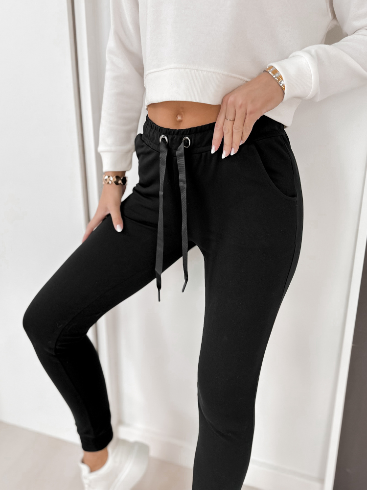 SPODNIE NERION CZARNE