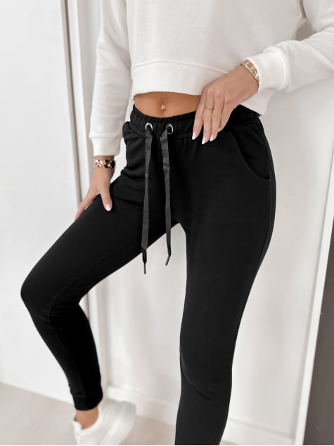 SPODNIE NERION CZARNE