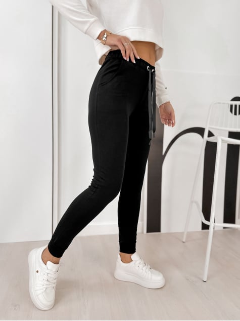 SPODNIE NERION CZARNE