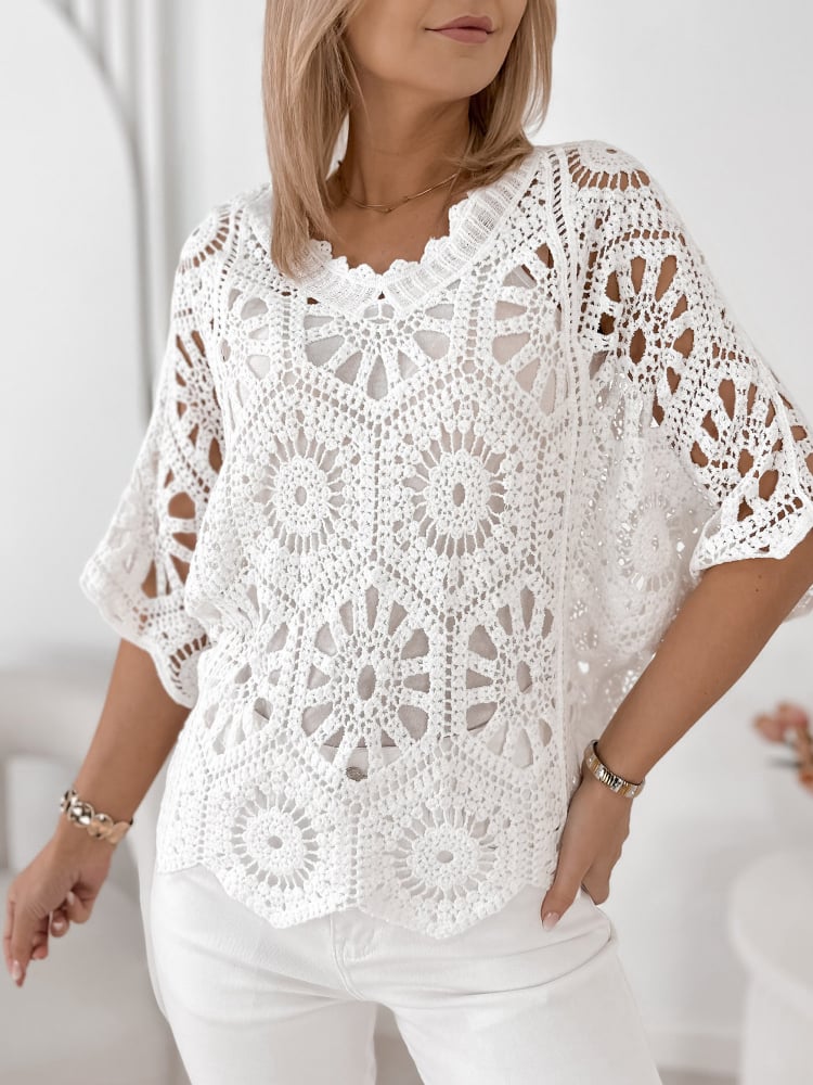 BLUZKA ACARIO BIAŁA