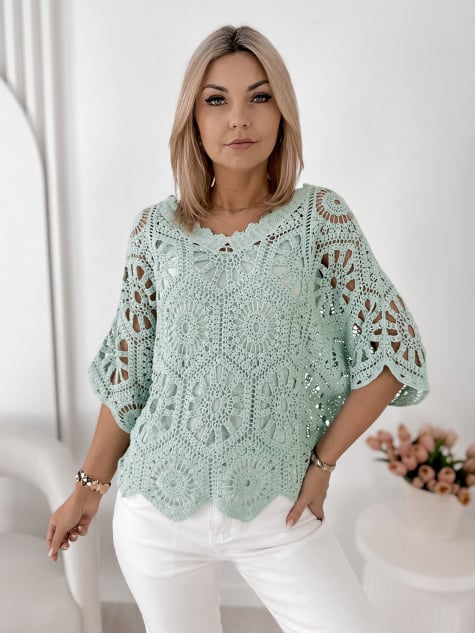 BLUZKA ACARIO MIĘTOWA