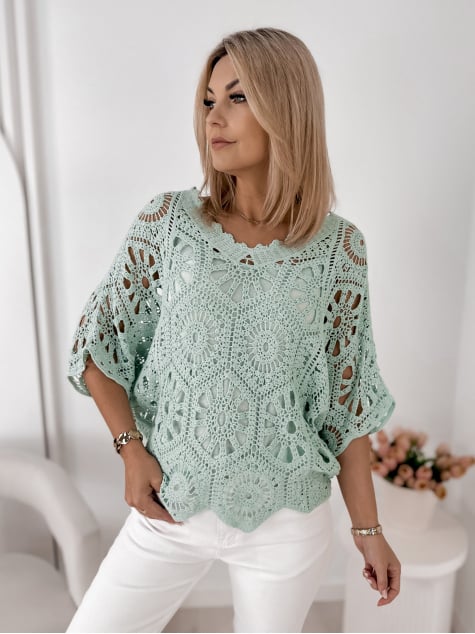 BLUZKA ACARIO MIĘTOWA