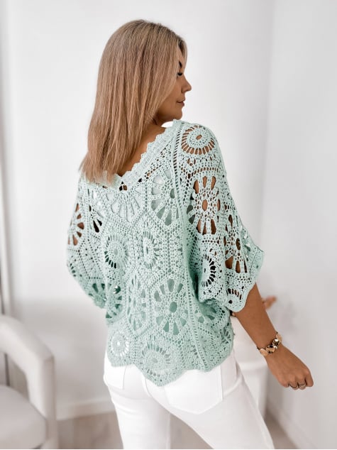 BLUZKA ACARIO MIĘTOWA