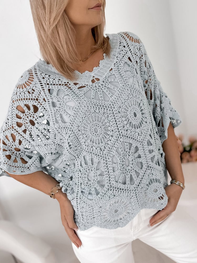 BLUZKA ACARIO BŁĘKITNA