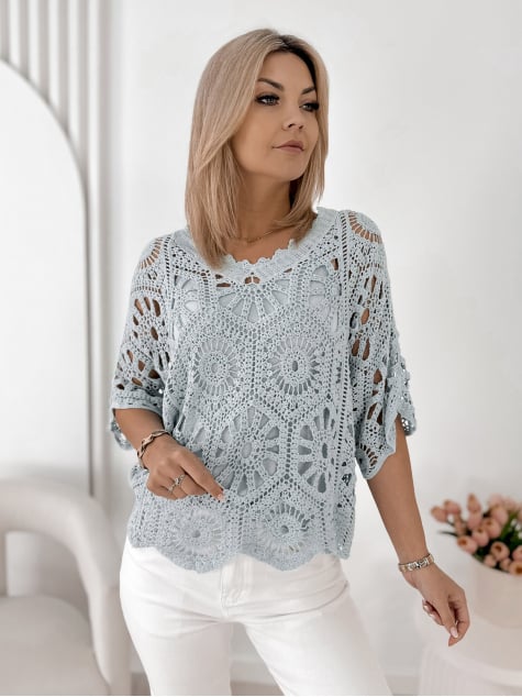 BLUZKA ACARIO BŁĘKITNA