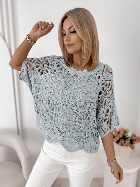 BLUZKA ACARIO BŁĘKITNA