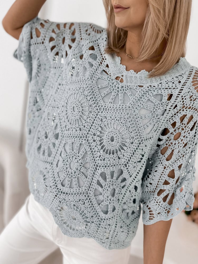 BLUZKA ACARIO BŁĘKITNA