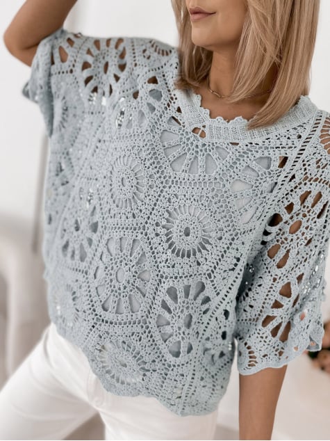 BLUZKA ACARIO BŁĘKITNA