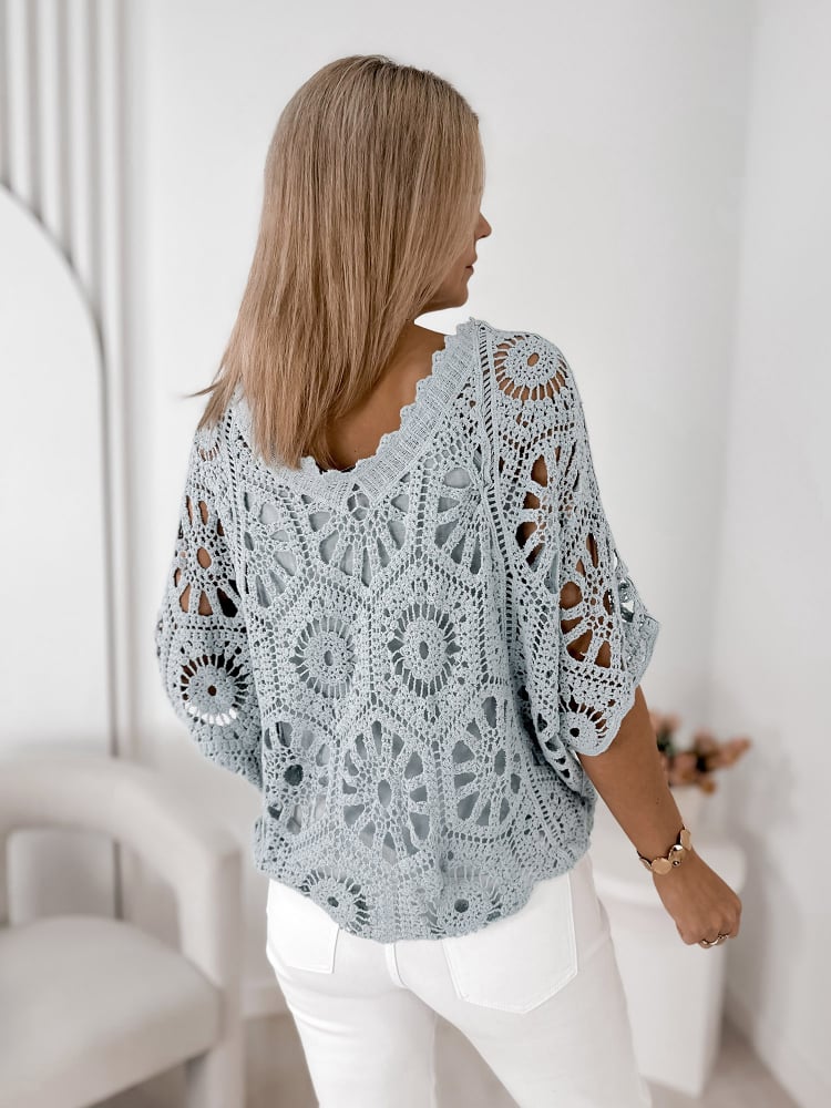 BLUZKA ACARIO BŁĘKITNA