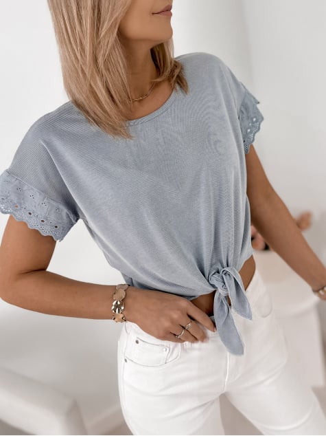BLUZKA ARABELA NIEBIESKA