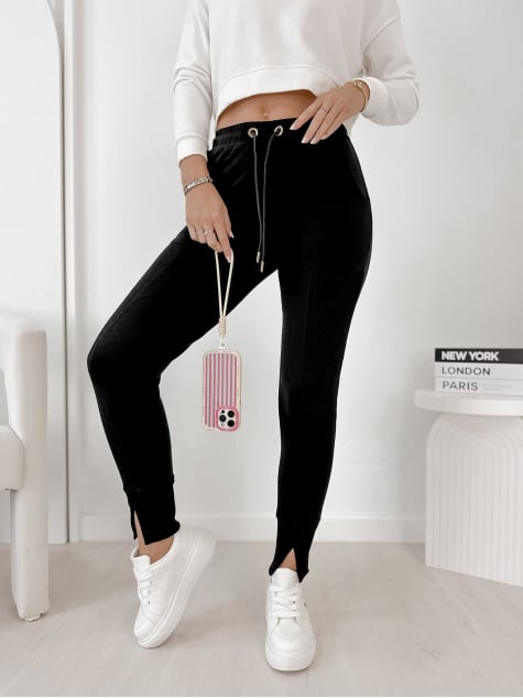 SPODNIE TIDES CZARNE