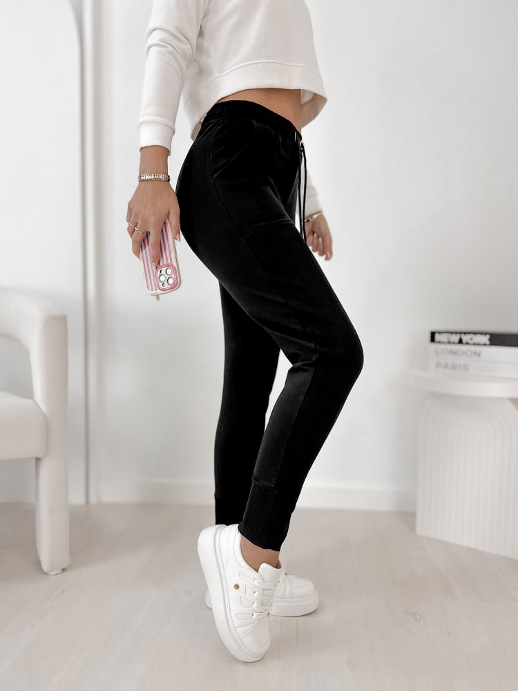 SPODNIE TIDES CZARNE