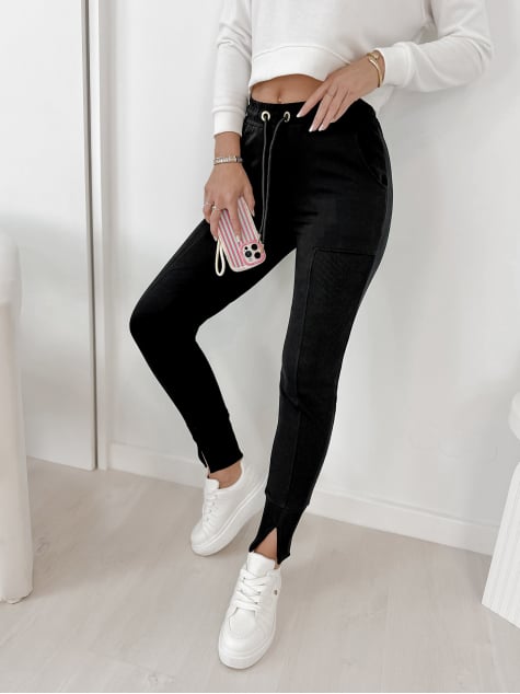 SPODNIE TIDES CZARNE