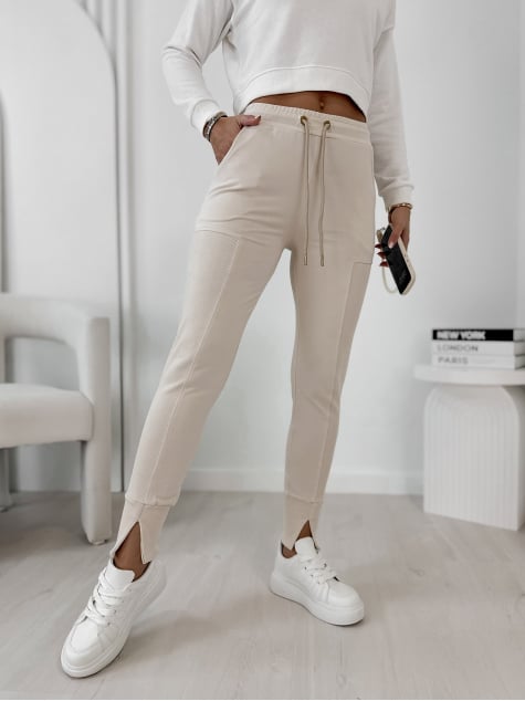 SPODNIE TIDES BEŻOWE