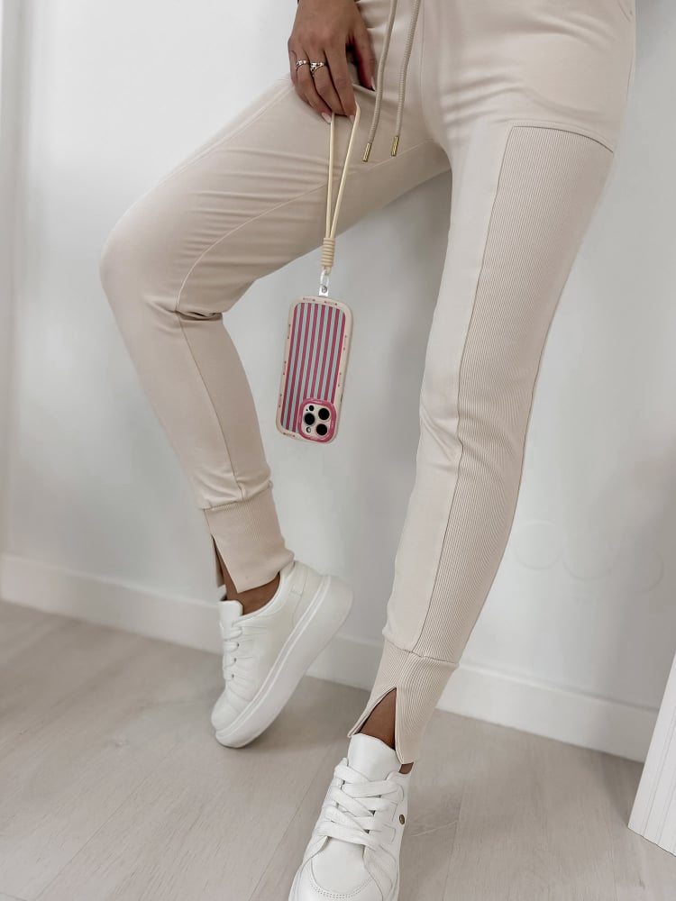 SPODNIE TIDES BEŻOWE