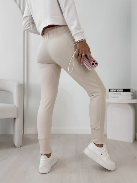 SPODNIE TIDES BEŻOWE