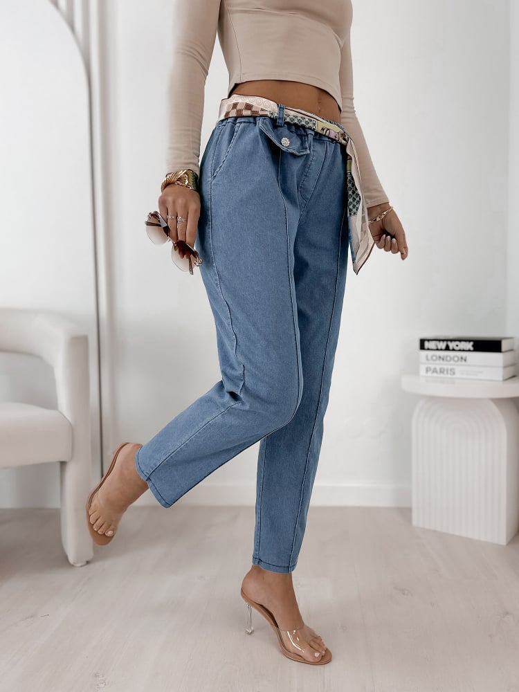 SPODNIE ROTFELD JEANSOWE