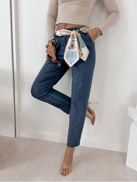 SPODNIE ROTFELD CIEMNOJEANSOWE