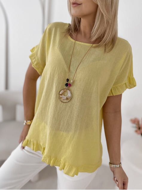 BLUZKA CIREL ŻÓŁTA
