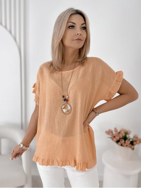 BLUZKA CIREL POMARAŃCZOWA