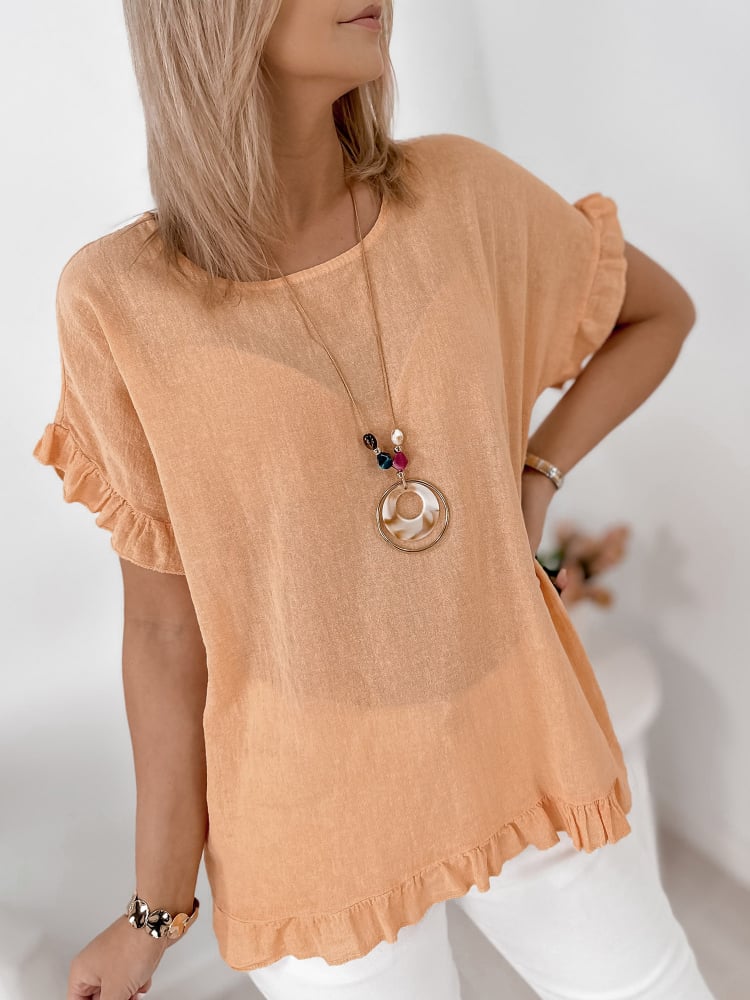 BLUZKA CIREL POMARAŃCZOWA