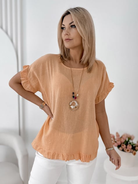 BLUZKA CIREL POMARAŃCZOWA