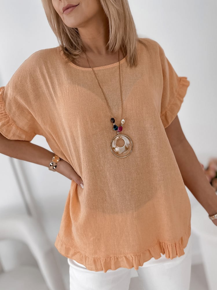 BLUZKA CIREL POMARAŃCZOWA