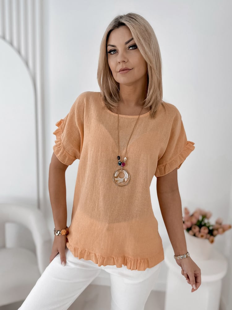 BLUZKA CIREL POMARAŃCZOWA