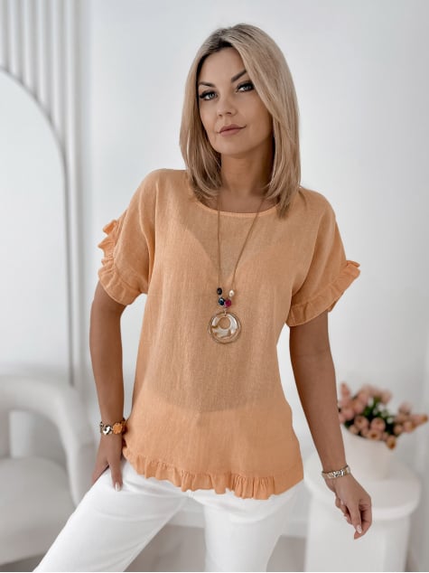 BLUZKA CIREL POMARAŃCZOWA