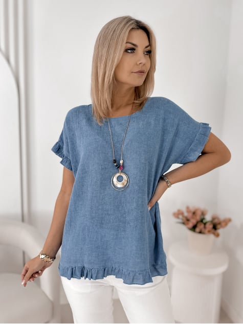 BLUZKA CIREL NIEBIESKA